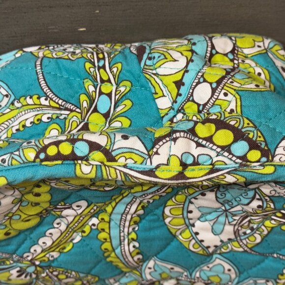 Vera Bradley Peacock Teal Lunchbox Retired Pattern Like NEW - Picture 2 of 7